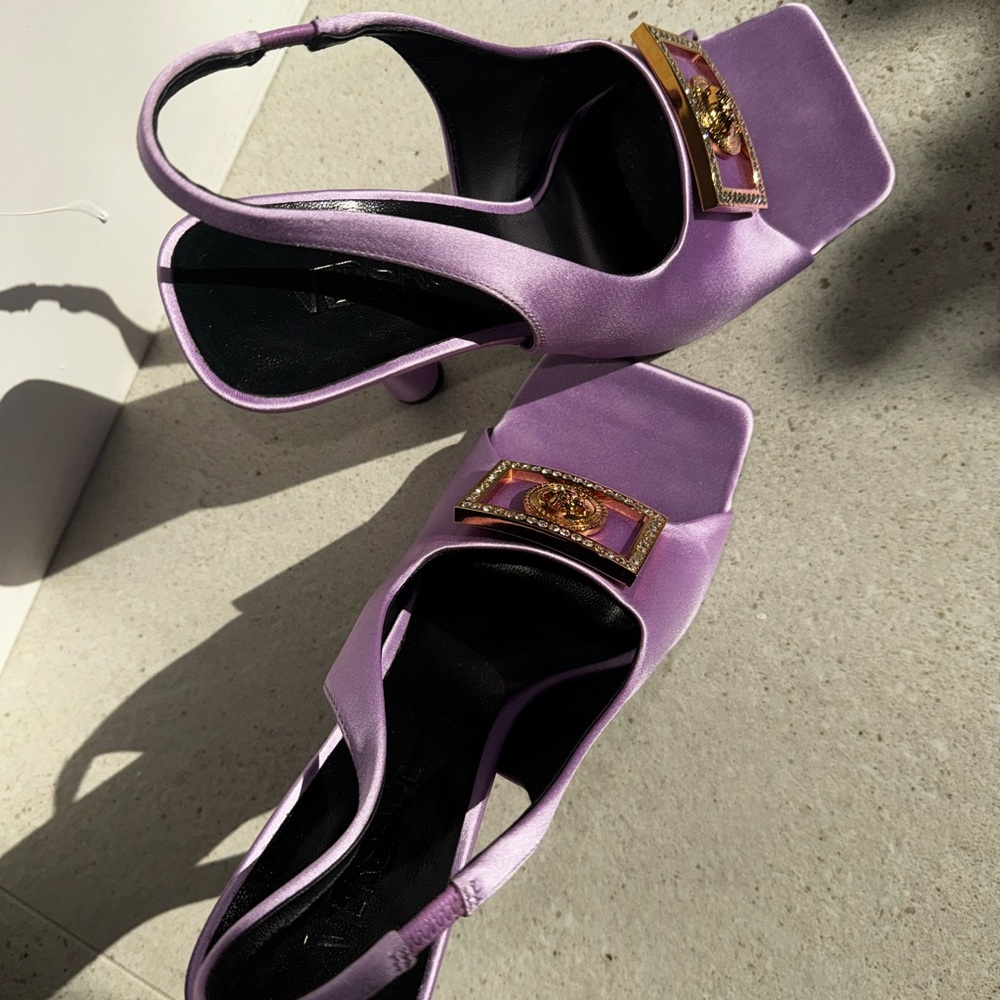 Versace tribute Women's satin slingback - Picture 5 of 7